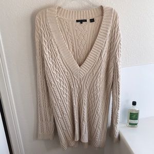 Jeanne Pierre Cable Knit 100% Cotton Sweater